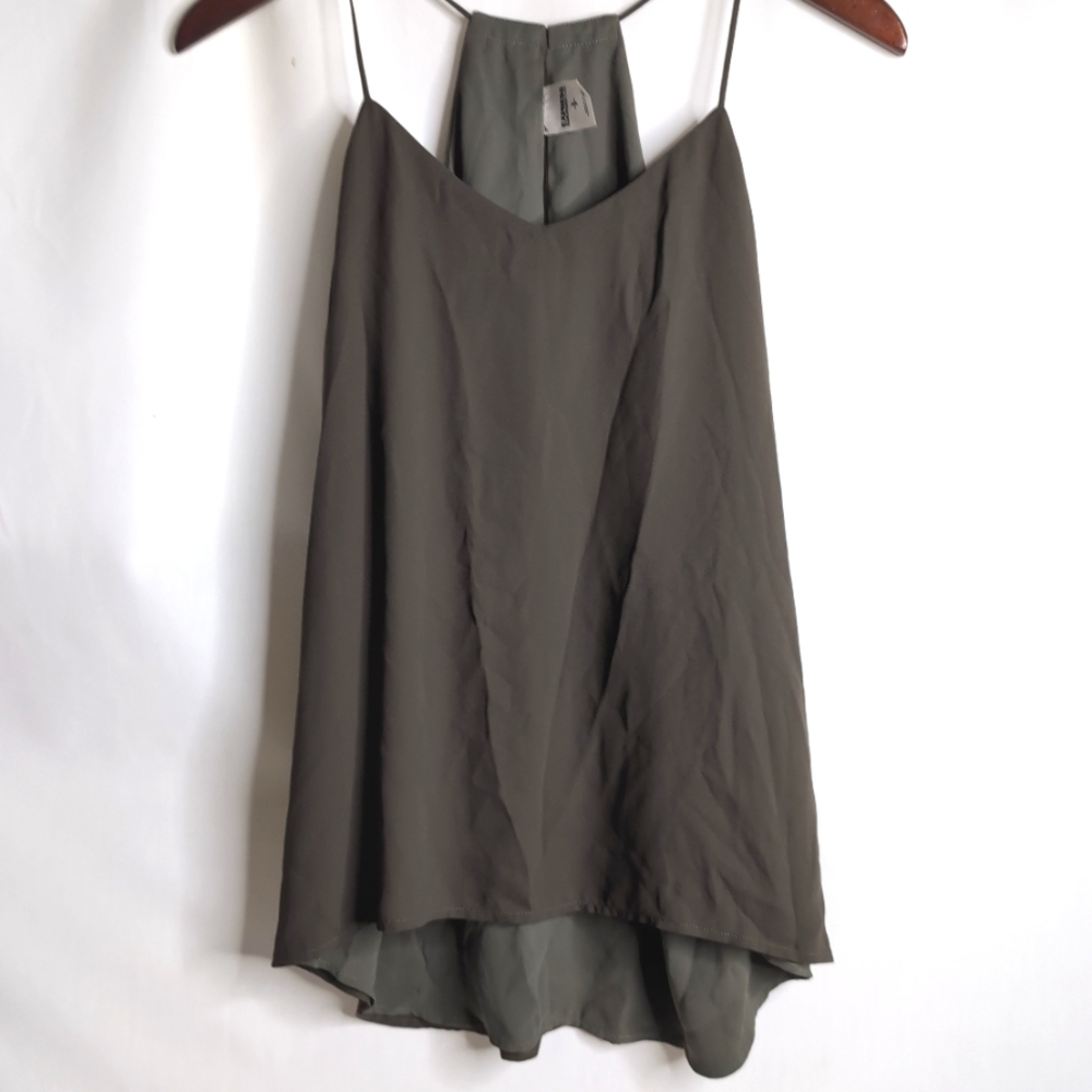 Express Khaki/Olive Barcelona Reversible Cami, Size S